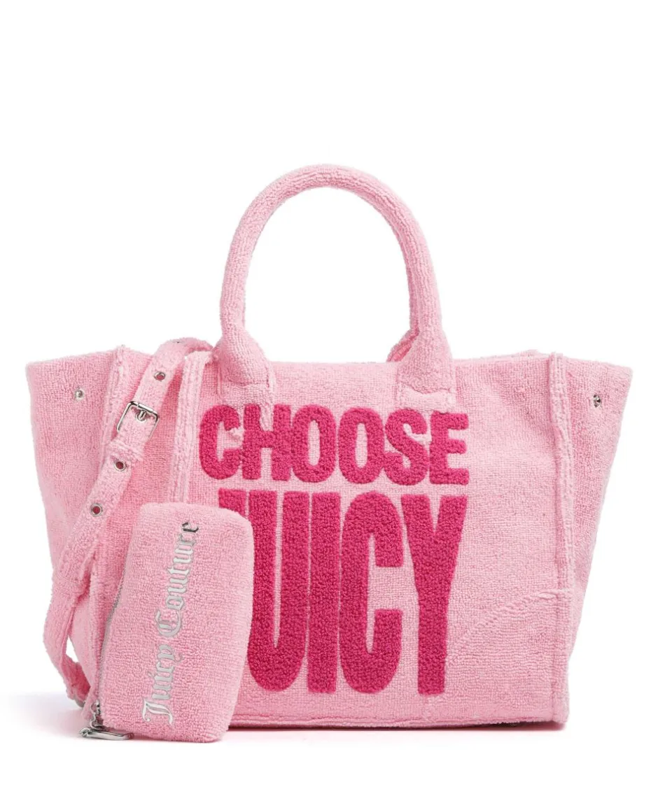 Juicy Couture Tote Bags|Handbags-Iris Toweling M Handbag polyester, cotton