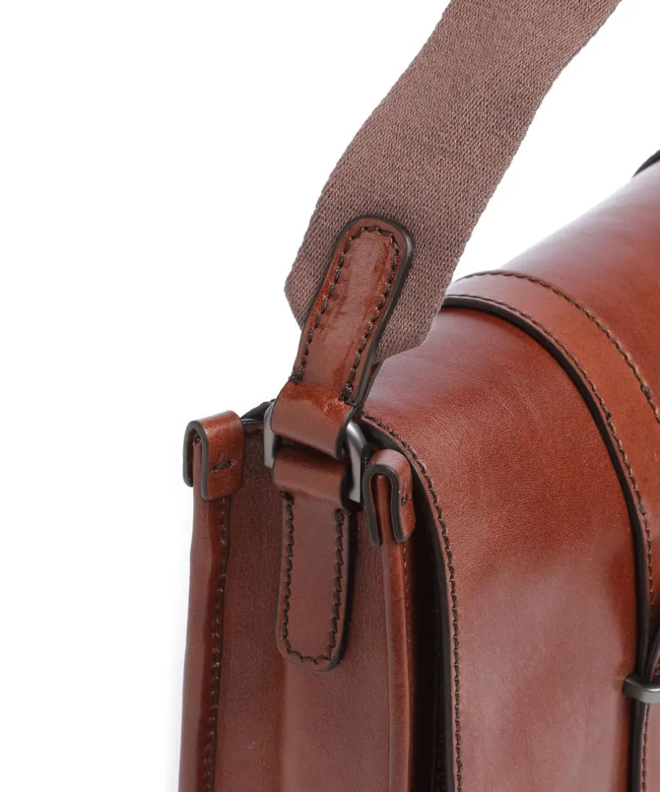 The Bridge Business- & Laptop Bags|Crossbody Bags-Isaia Messenger bag fine grain cow leather