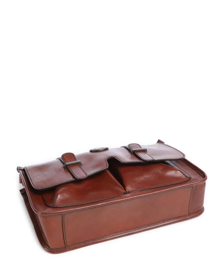 The Bridge Business- & Laptop Bags|Crossbody Bags-Isaia Messenger bag fine grain cow leather