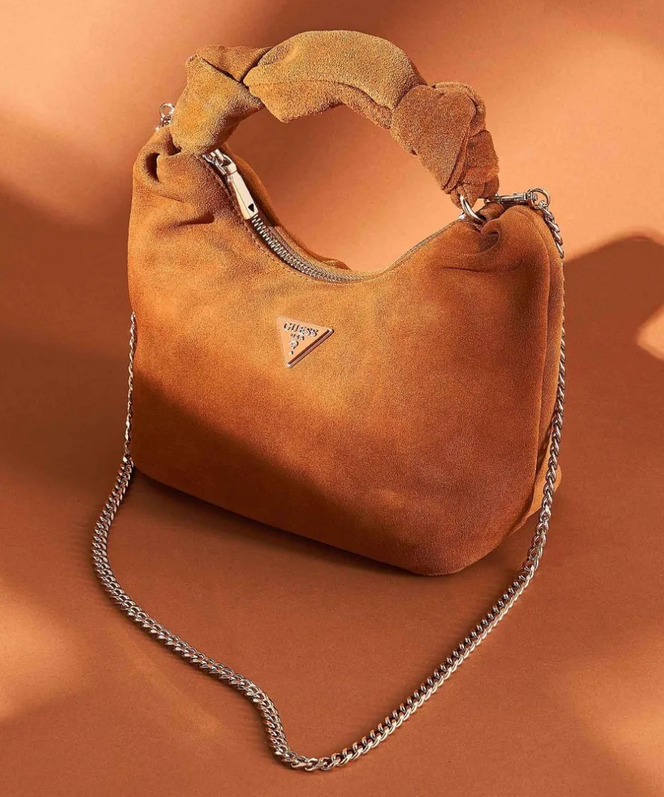 Guess Handbags|Crossbody Bags-Isotta Handbag brushed leather