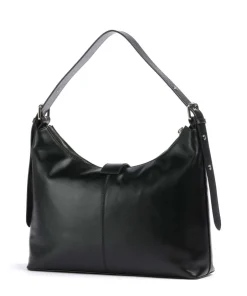Núnoo Shoulder Bags|Hobo Bags-Italian Leather Rio Buckle Hobo bag fine grain leather