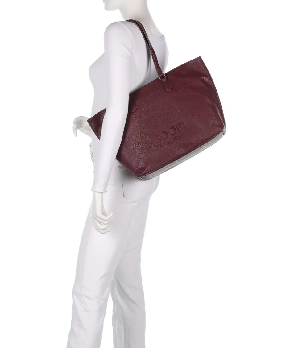 JOOP! Tote Bags-Jeans Lettera 1.0 Lara Tote bag grained leather