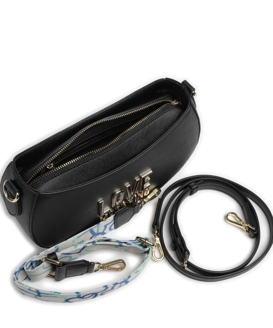 Love Moschino Crossbody Bags-Jelly Logo Crossbody bag imitation leather