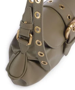 Pinko Shoulder Bags-Jolene Mini Shoulder bag fine grain cow leather