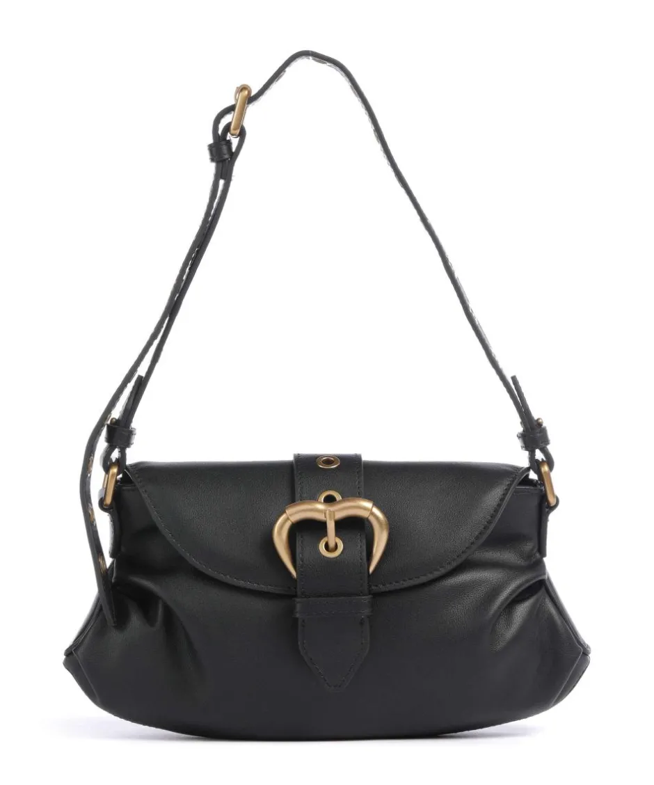 Pinko Shoulder Bags-Jolene Mini Shoulder bag fine grain cow leather