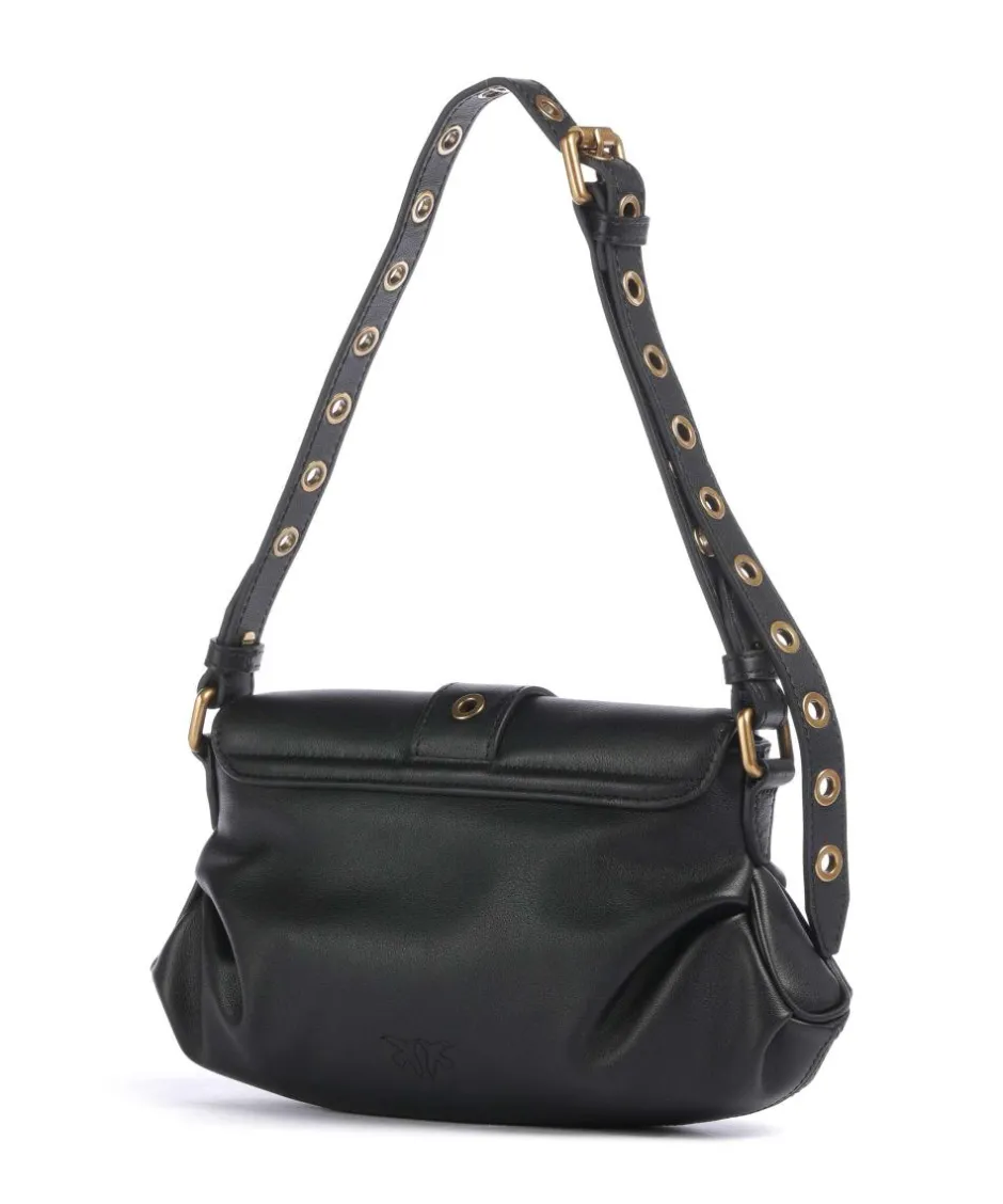 Pinko Shoulder Bags-Jolene Mini Shoulder bag fine grain cow leather