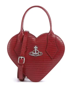 Vivienne Westwood Handbags|Crossbody Bags-Josephine Heart Embossed Croc Mini Handbag embossed calfskin