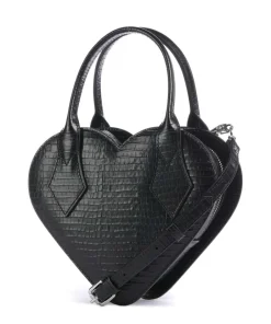 Vivienne Westwood Handbags|Crossbody Bags-Josephine Heart Embossed Croc Mini Handbag embossed calfskin