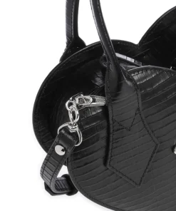 Vivienne Westwood Handbags|Crossbody Bags-Josephine Heart Embossed Croc Mini Handbag embossed calfskin