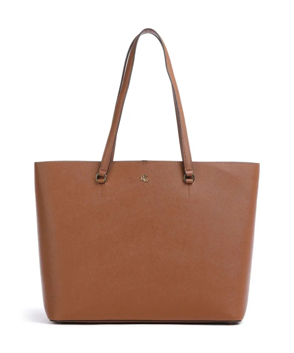 Lauren Ralph Lauren Tote Bags-Karly Large Tote bag fine grain cow leather