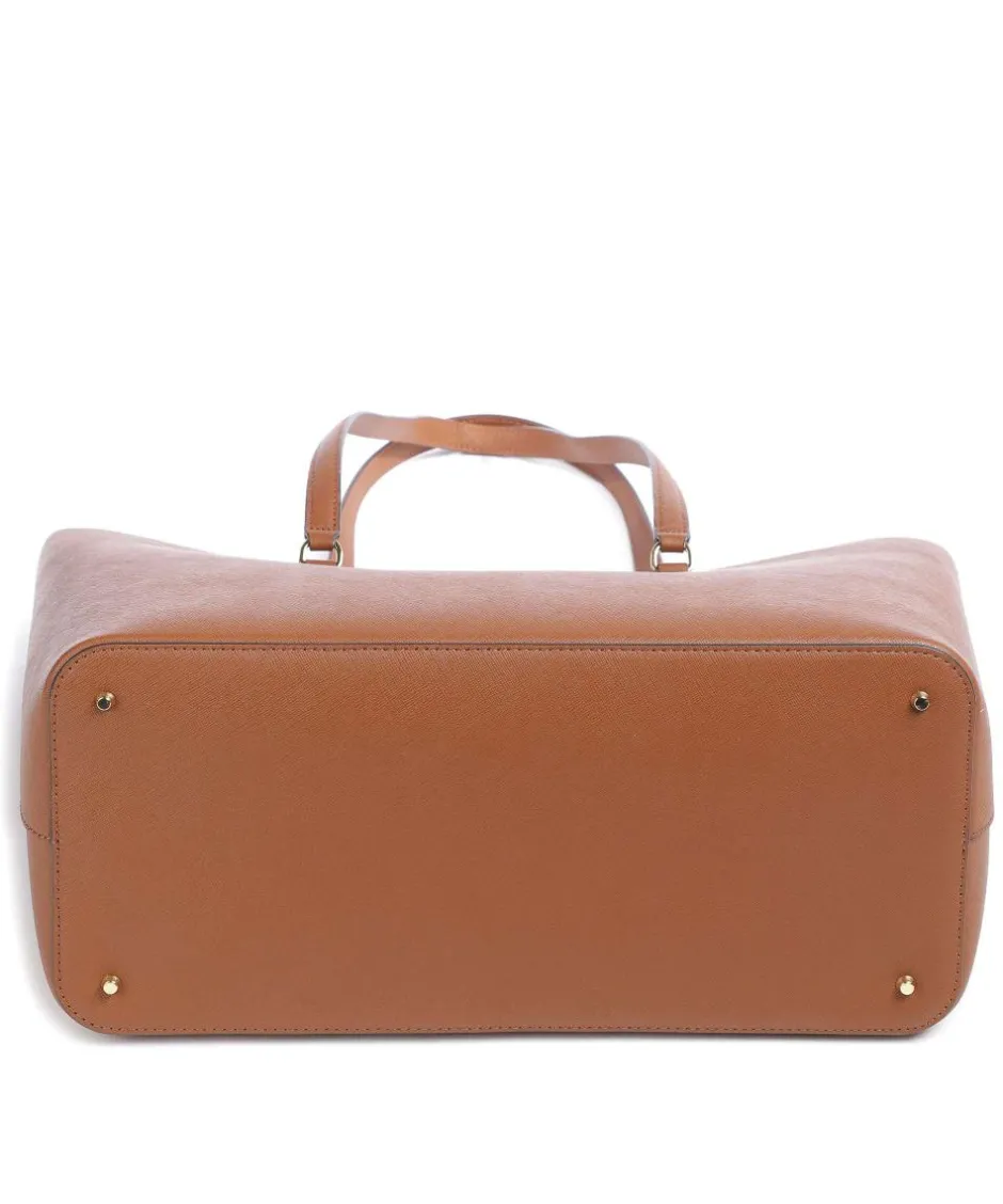 Lauren Ralph Lauren Tote Bags-Karly Large Tote bag fine grain cow leather