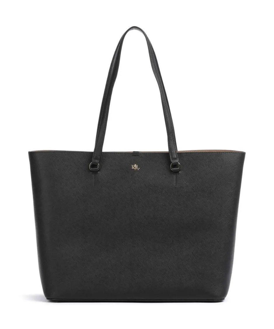 Lauren Ralph Lauren Tote Bags-Karly Large Tote bag fine grain cow leather