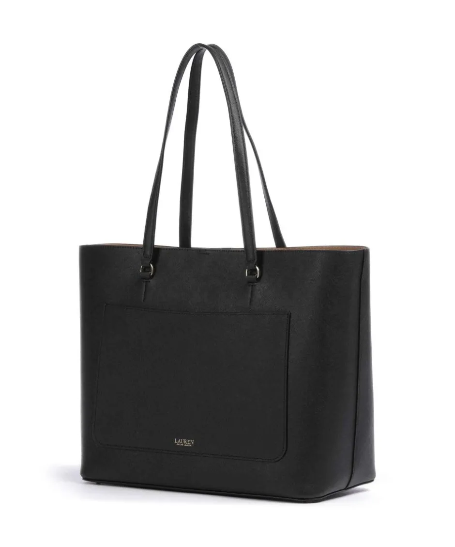 Lauren Ralph Lauren Tote Bags-Karly Large Tote bag fine grain cow leather