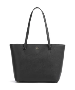 Lauren Ralph Lauren Tote Bags-Karly Medium Tote bag saffiano cow leather