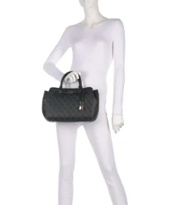 Guess Handbags-Katya 4G Logo Handbag imitation leather