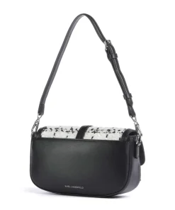 Karl Lagerfeld Shoulder Bags-K/Autograph Boucle Shoulder bag fine grain cow leather, polyamide