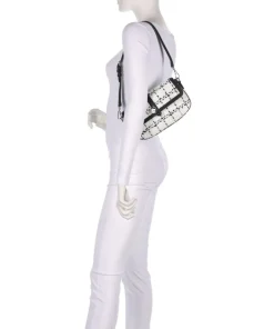 Karl Lagerfeld Shoulder Bags-K/Autograph Boucle Shoulder bag fine grain cow leather, polyamide