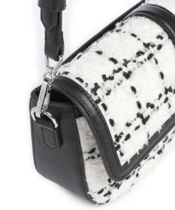 Karl Lagerfeld Shoulder Bags-K/Autograph Boucle Shoulder bag fine grain cow leather, polyamide