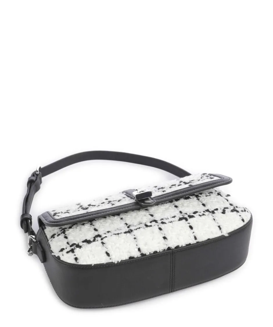 Karl Lagerfeld Shoulder Bags-K/Autograph Boucle Shoulder bag fine grain cow leather, polyamide