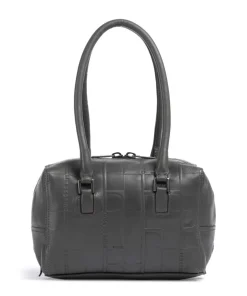 Liebeskind Shoulder Bags-Kayla Monogram Sheep Natural S Shoulder bag embossed cow leather