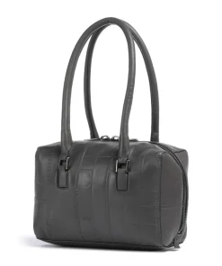 Liebeskind Shoulder Bags-Kayla Monogram Sheep Natural S Shoulder bag embossed cow leather