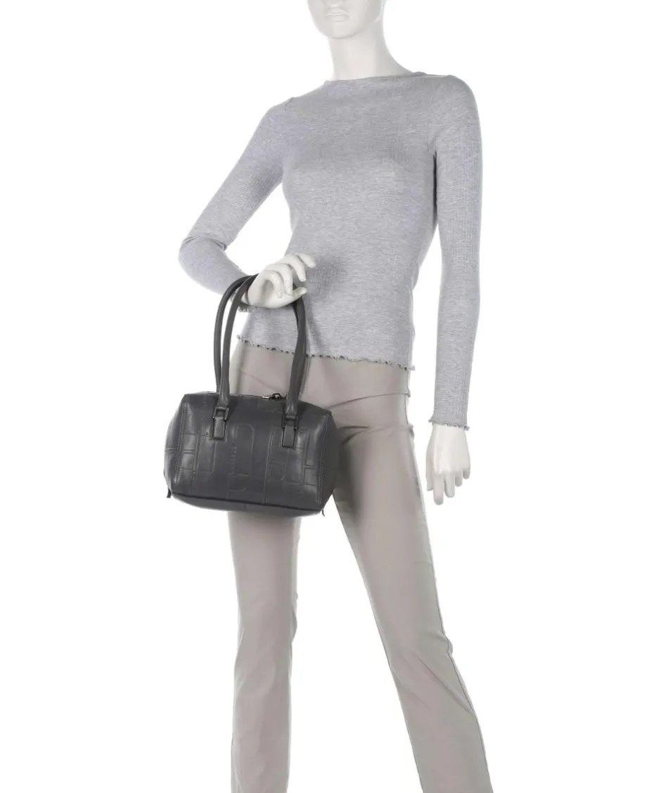 Liebeskind Shoulder Bags-Kayla Monogram Sheep Natural S Shoulder bag embossed cow leather