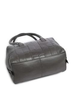 Liebeskind Shoulder Bags-Kayla Monogram Sheep Natural S Shoulder bag embossed cow leather