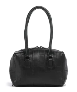Liebeskind Shoulder Bags-Kayla Monogram Sheep Natural S Shoulder bag embossed cow leather