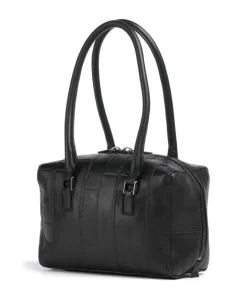 Liebeskind Shoulder Bags-Kayla Monogram Sheep Natural S Shoulder bag embossed cow leather