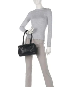 Liebeskind Shoulder Bags-Kayla Monogram Sheep Natural S Shoulder bag embossed cow leather