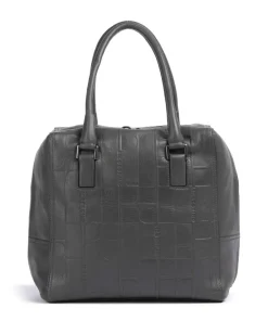 Liebeskind Handbags-Kayla Monogram Sheep Natural M Handbag embossed cow leather