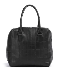 Liebeskind Handbags-Kayla Monogram Sheep Natural M Handbag embossed cow leather