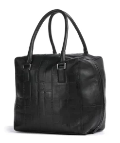 Liebeskind Handbags-Kayla Monogram Sheep Natural M Handbag embossed cow leather