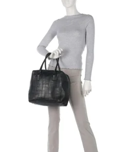 Liebeskind Handbags-Kayla Monogram Sheep Natural M Handbag embossed cow leather