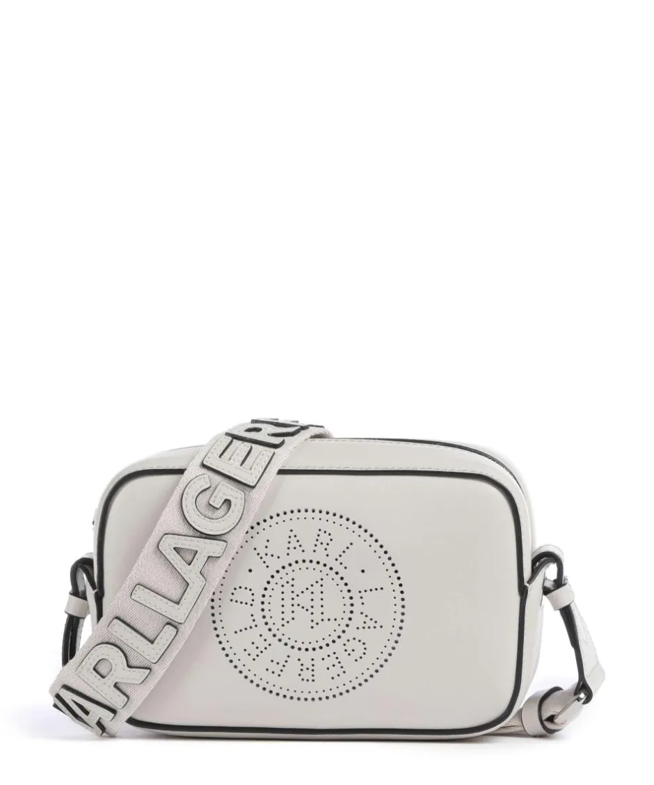 Karl Lagerfeld Crossbody Bags-K/Circle Crossbody bag fine grain cow leather