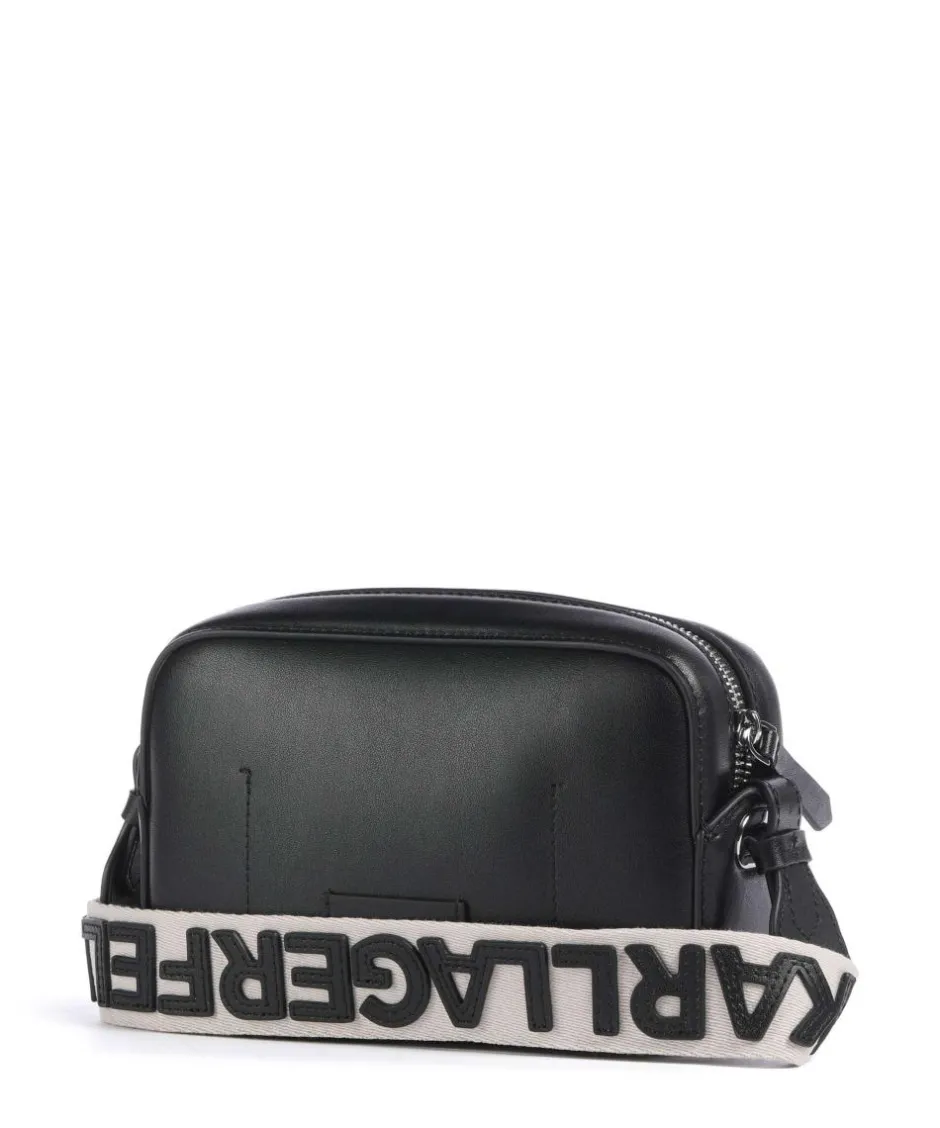 Karl Lagerfeld Crossbody Bags-K/Circle Crossbody bag fine grain cow leather