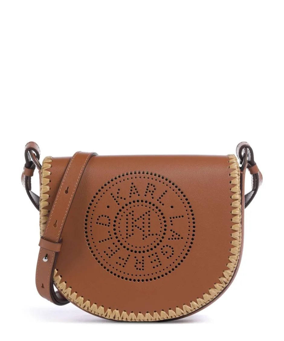 Karl Lagerfeld Crossbody Bags-K/Circle Crossbody bag fine grain cow leather