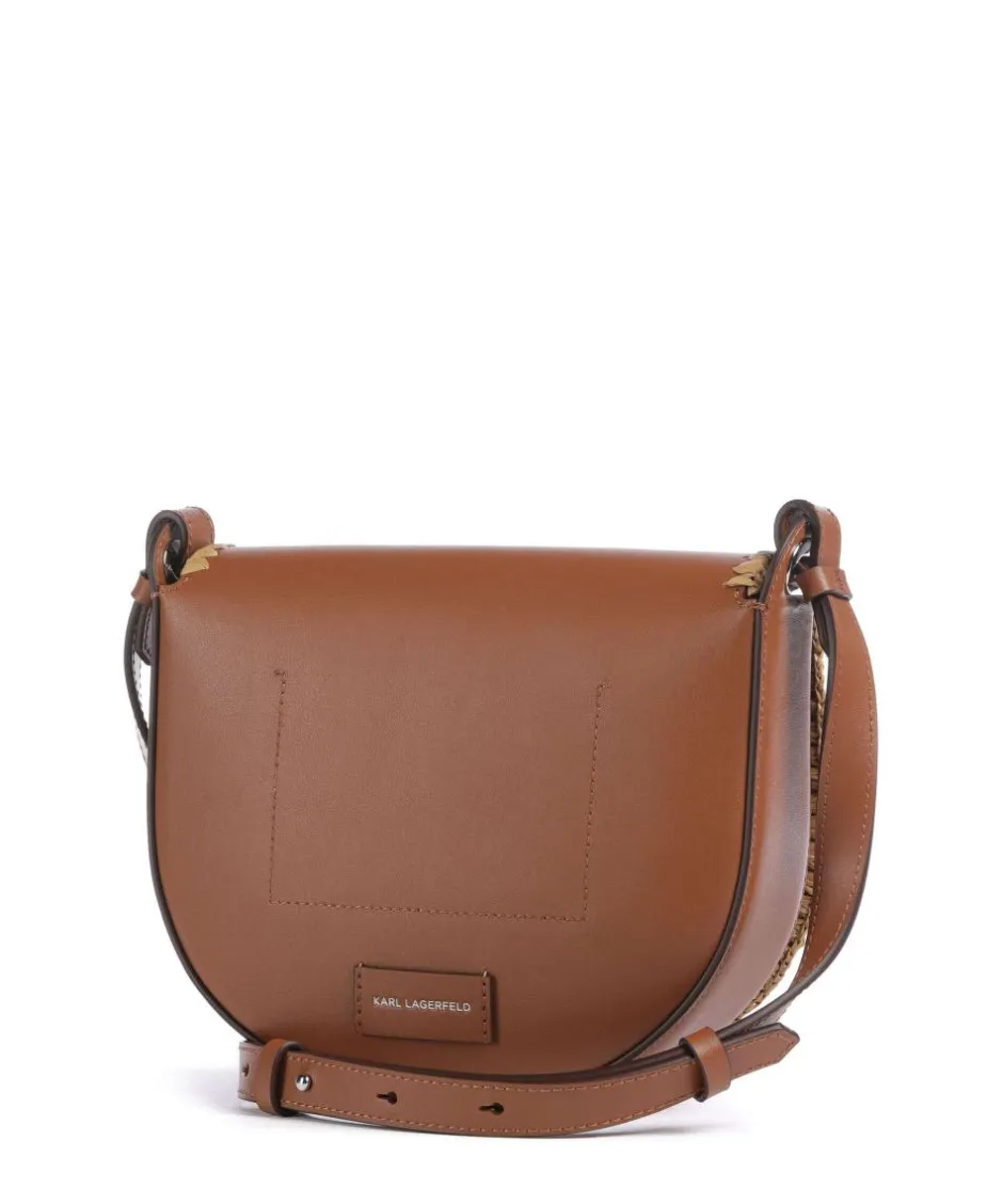 Karl Lagerfeld Crossbody Bags-K/Circle Crossbody bag fine grain cow leather