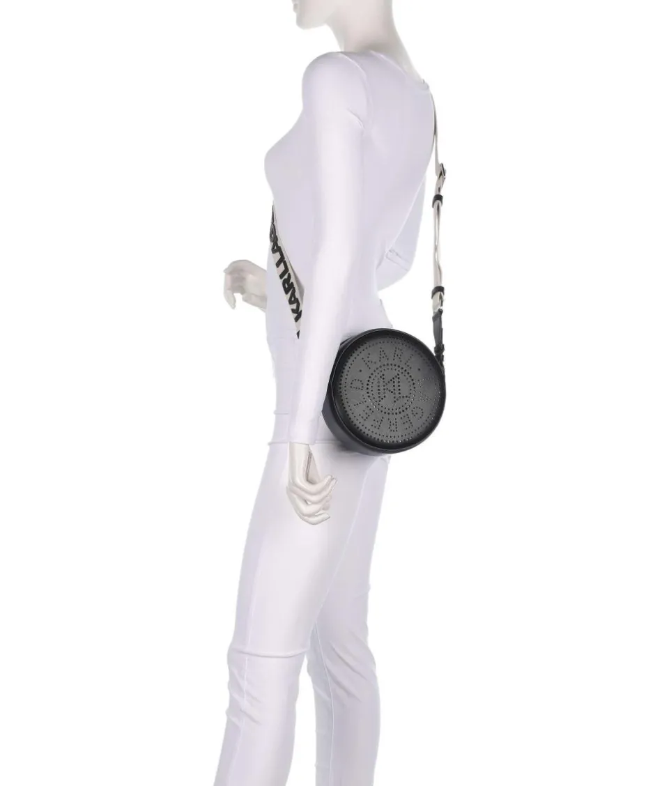 Karl Lagerfeld Crossbody Bags-K/Circle Crossbody bag fine grain cow leather