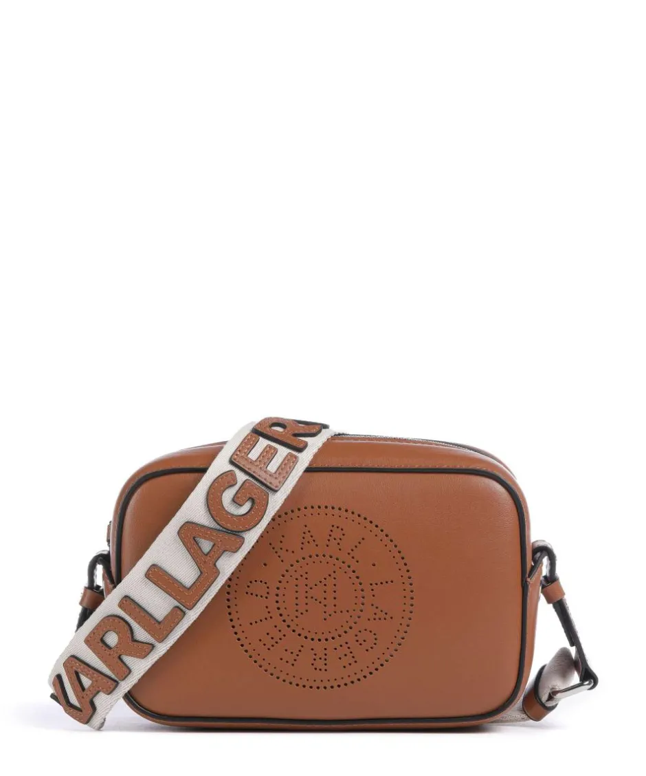 Karl Lagerfeld Crossbody Bags-K/Circle Crossbody bag fine grain cow leather