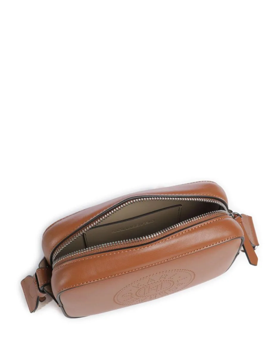 Karl Lagerfeld Crossbody Bags-K/Circle Crossbody bag fine grain cow leather