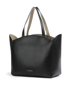 Karl Lagerfeld Tote Bags-K/Circle Large Tote bag fine grain cow leather