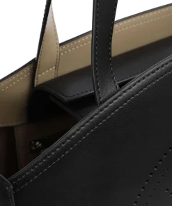 Karl Lagerfeld Tote Bags-K/Circle Large Tote bag fine grain cow leather