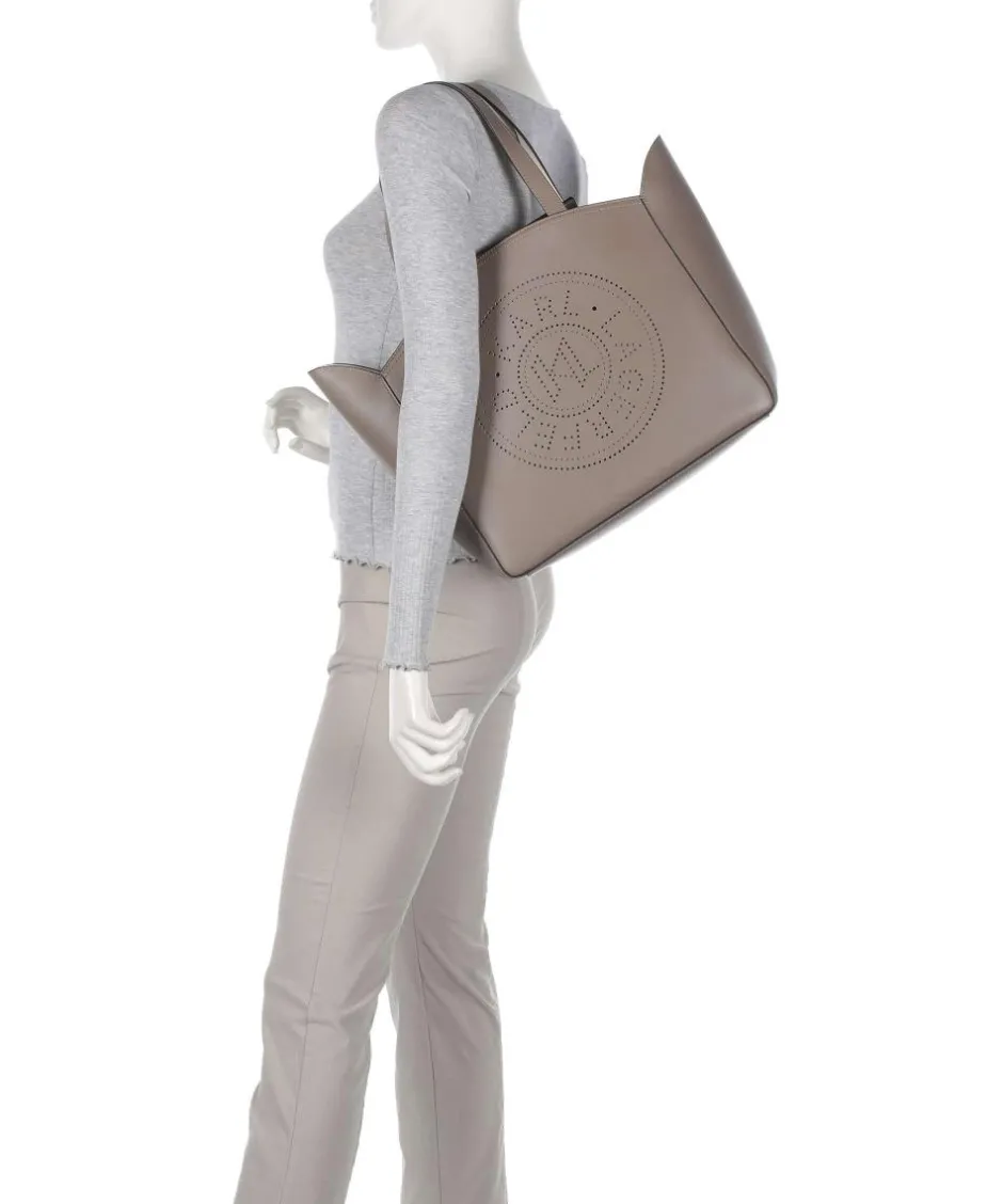 Karl Lagerfeld Tote Bags-K/Circle Medium Tote bag fine grain cow leather