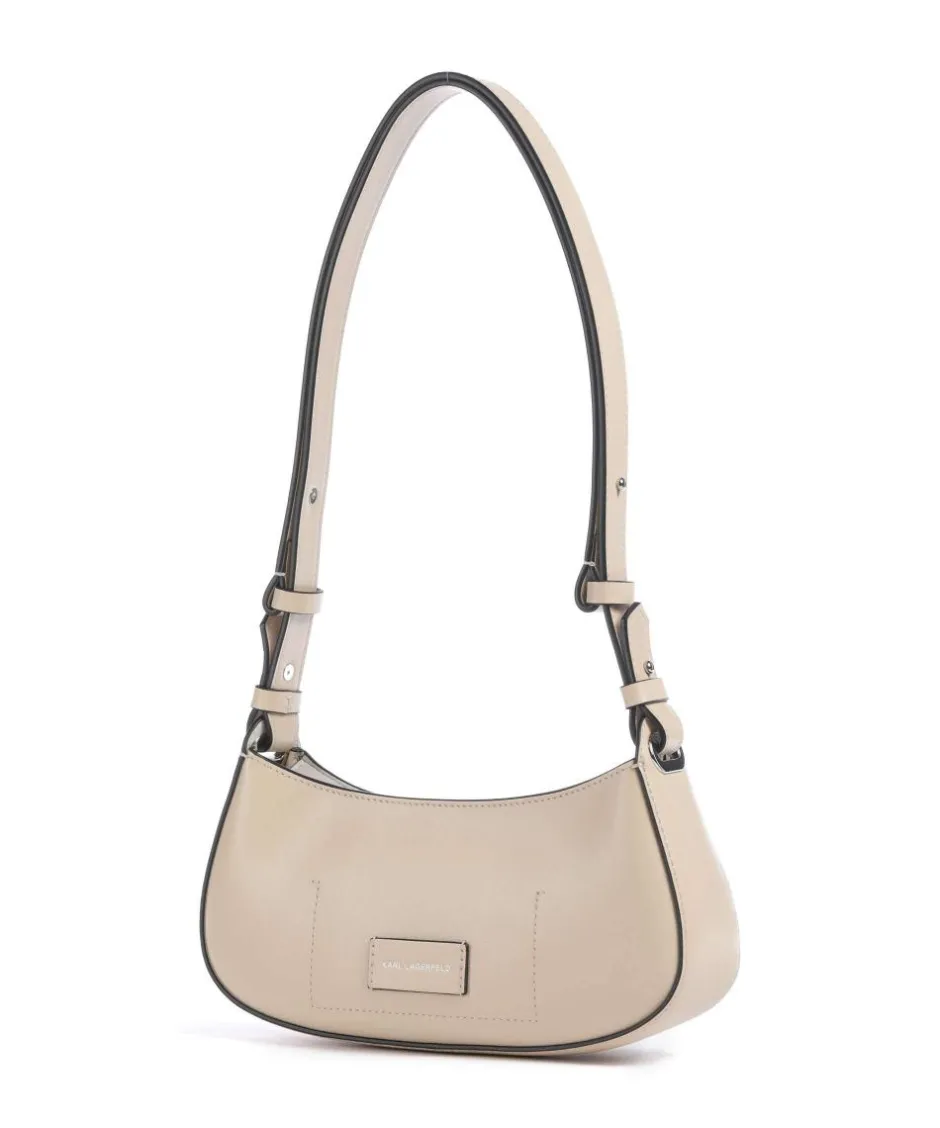 Karl Lagerfeld Shoulder Bags|Crossbody Bags-K/Circle Shoulder bag fine grain cow leather