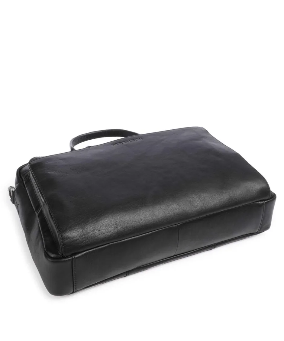 Strellson Business- & Laptop Bags-Kenley Charles Briefcase 15″ buffalo leather