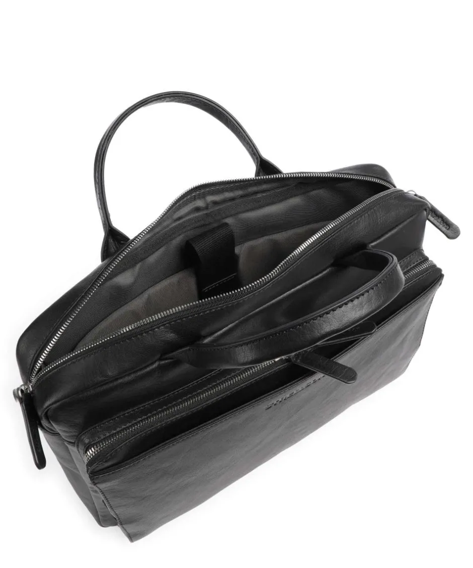 Strellson Business- & Laptop Bags-Kenley Charles Briefcase 15″ buffalo leather