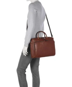 Strellson Business- & Laptop Bags-Kenley Charles Briefcase 15″ buffalo leather