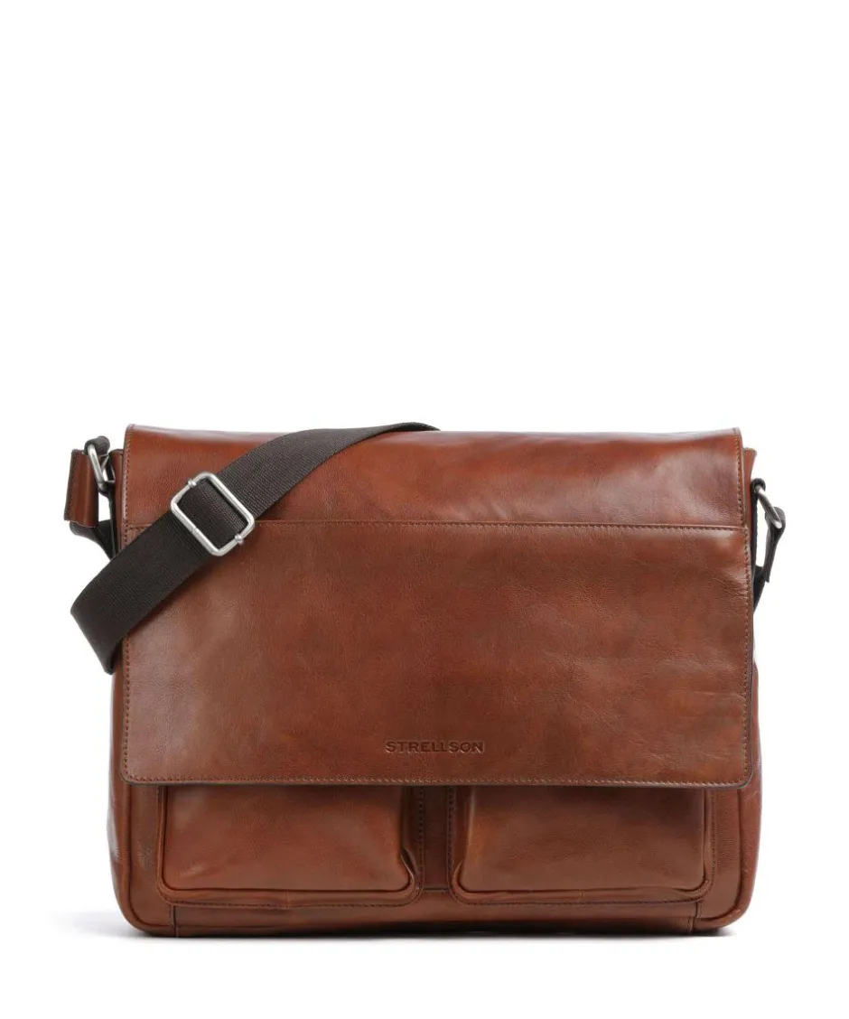 Strellson Business- & Laptop Bags-Kenley Jeremy Briefcase 15″ buffalo leather