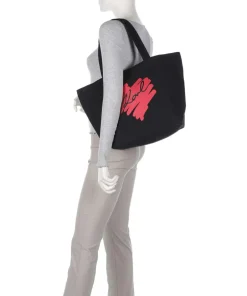 Karl Lagerfeld Tote Bags-K/Hearts Tote bag canvas